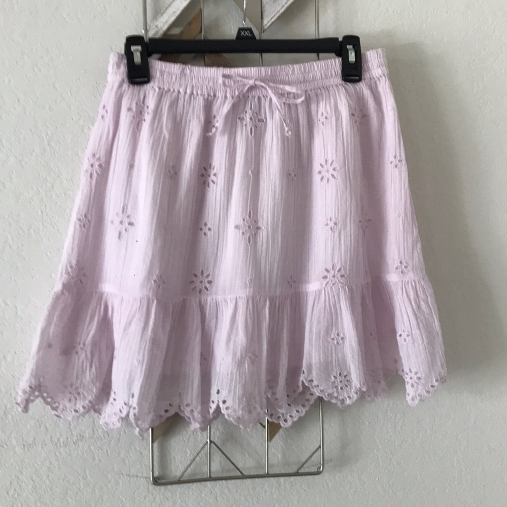 Aerie eyelet crochet skirt - Picture 2 of 9